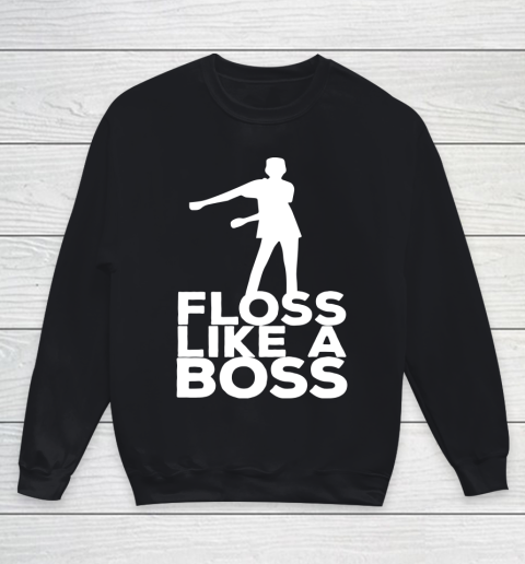 Fortnite Tshirt Floss Like A Boss Dance Youth Sweatshirt