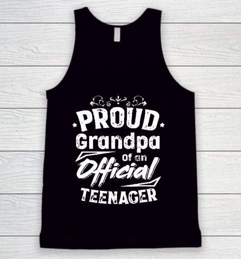 Grandpa Funny Gift Apparel  Proud Grandpa Of An Official Nager Father's Tank Top