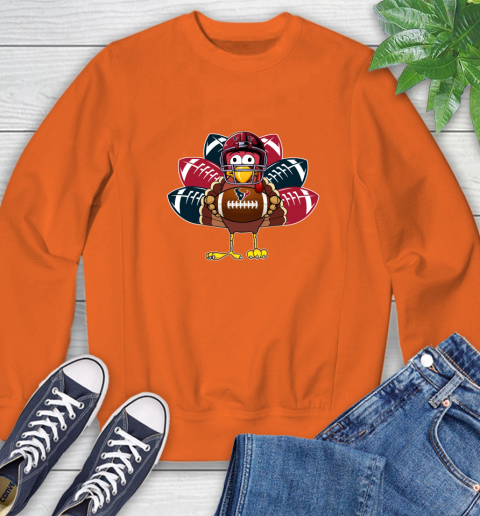 Houston Texans Turkey Thanksgiving Day Sweatshirt 4