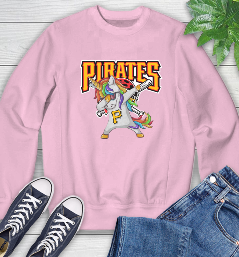 Pittsburgh Pirates MLB Baseball Funny Unicorn Dabbing Sports Sweatshirt 9