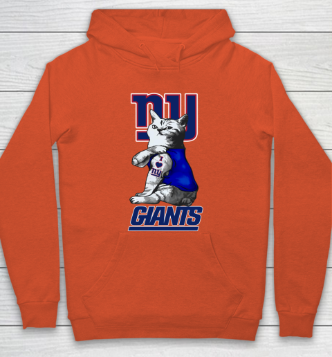 NFL Football My Cat Loves New York Giants Hoodie 3