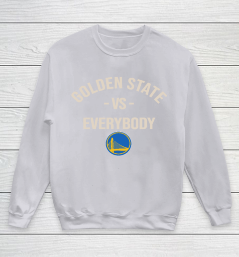 Golden State Warriors Vs Everybody Youth Sweatshirt 3