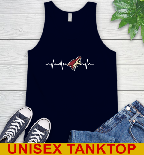 Arizona Coyotes NHL Hockey Heart Beat Shirt Tank Top 2