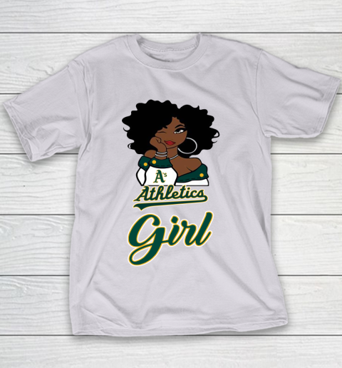Oakland Athleticss Girl MLB Youth T-Shirt 5