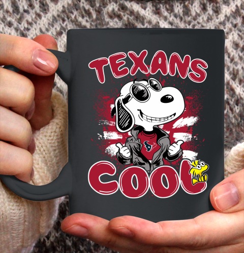 NFL Football Houston Texans Cool Snoopy Shirt Ceramic Mug 11oz