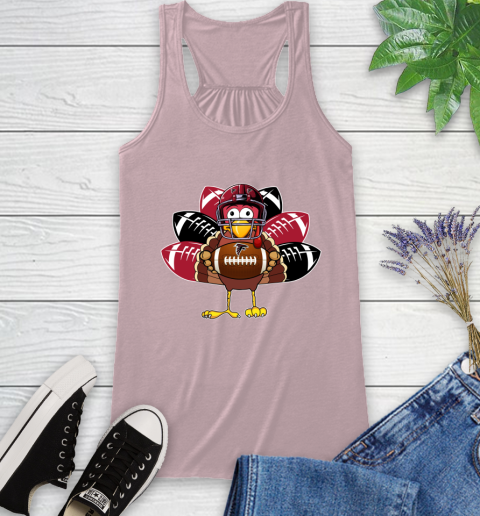 Atlanta Falcons Turkey Thanksgiving Day Racerback Tank 11