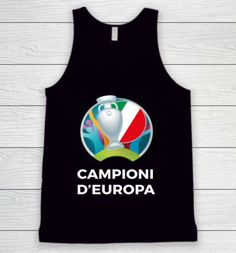 Campioni D'Europa  Champions Of Europe Italy Jersey Flag For Italy National Team European Champion Tank Top