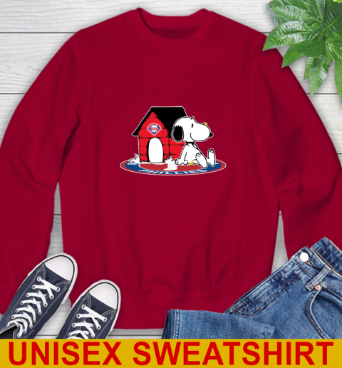 MLB Baseball Philadelphia Phillies Snoopy The Peanuts Movie Shirt Sweatshirt 7