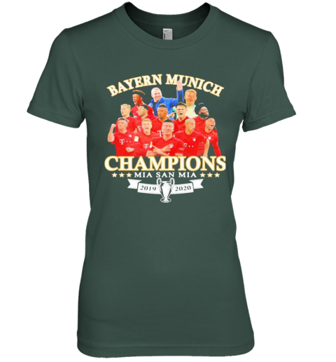 Bayern Munich Champions Mia San Mia 2019 2020 Premium Women S T Shirt Cheap T Shirts Store Online Shopping