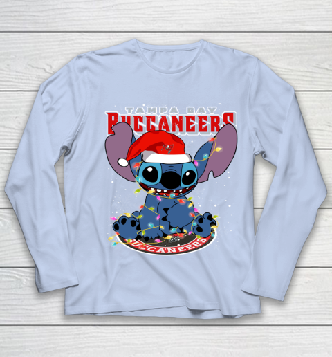 Tampa Bay Buccaneers NFL Football noel stitch Christmas Youth Long Sleeve 5