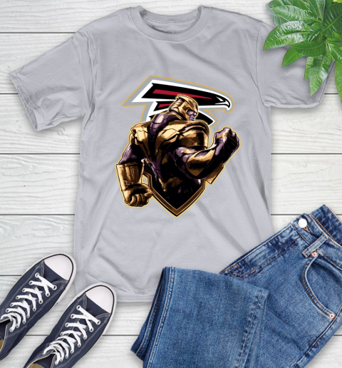 NFL Thanos Avengers Endgame Football Sports Atlanta Falcons T-Shirt 6