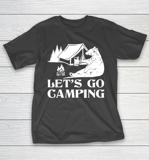 Let's go Camping Bear T-Shirt