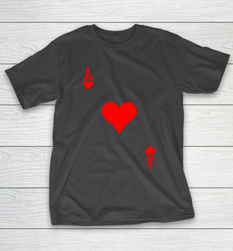 Ace of Hearts Costume Tshirt Halloween Deck of Cards.QOS6T5UPCP T-Shirt