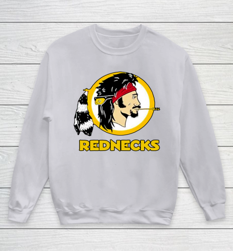 Washington Caucasians Rednecks football team Youth Sweatshirt 4