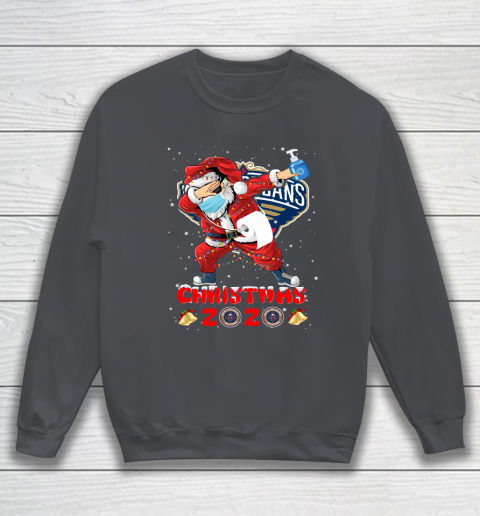 New Orleans Pelicans Funny Santa Claus Dabbing Christmas 2020 NBA Sweatshirt 4