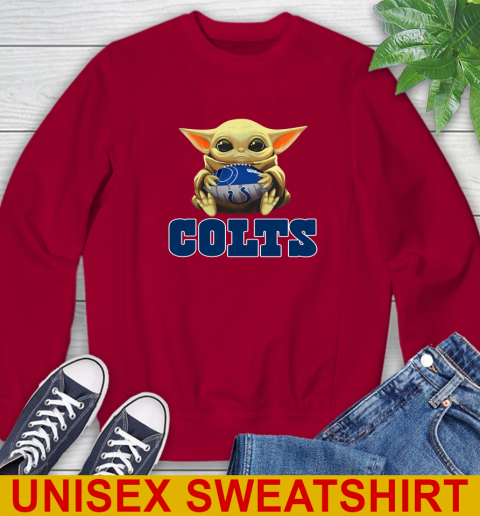 NFL Football Indianapolis Colts Baby Yoda Star Wars Shirt Sweatshirt 8 NFL Football Indianapolis Colts Baby Yoda Star Wars Shirt Sweatshirt - Image 8