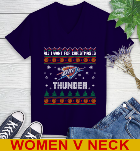 NBA Basketball All I Want For Christmas Is Oklahoma City Thunder 75