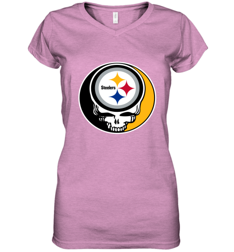 NFL Team Pittsburgh Steelers X Grateful Dead Logo Band Youth T-Shirt 