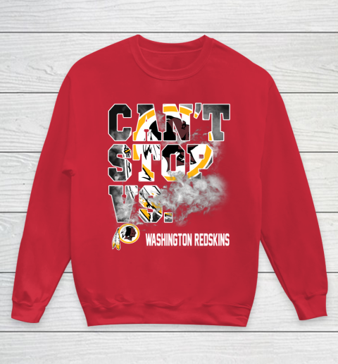 NFL Washington Redskins Can't Stop Vs Youth Sweatshirt 7