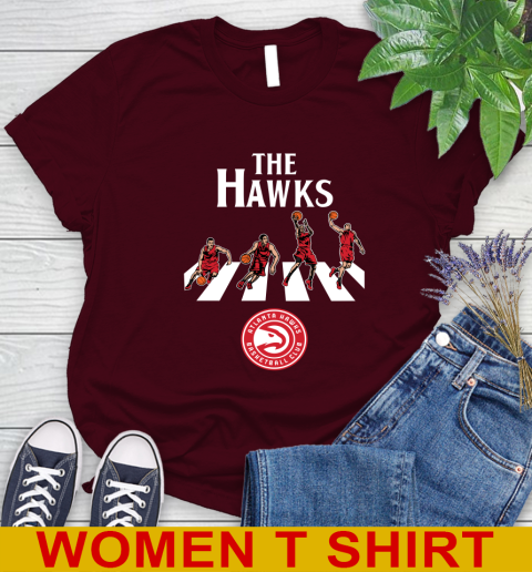 NBA Basketball Atlanta Hawks The Beatles Rock Band Shirt Women's T-Shirt 6