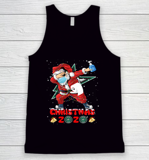 Dallas Stars Funny Santa Claus Dabbing Christmas 2020 NHL Tank Top