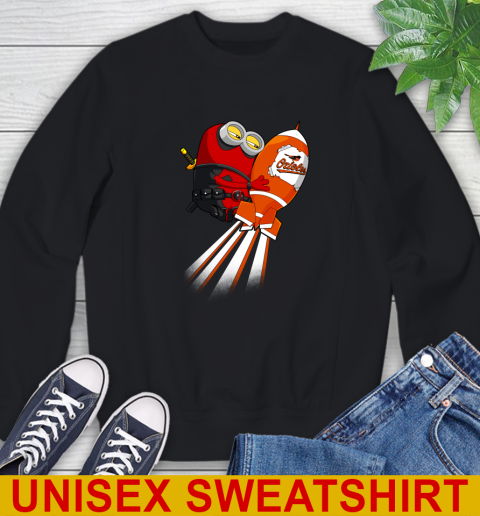 MLB Baseball Baltimore Orioles Deadpool Minion Marvel Shirt Sweatshirt