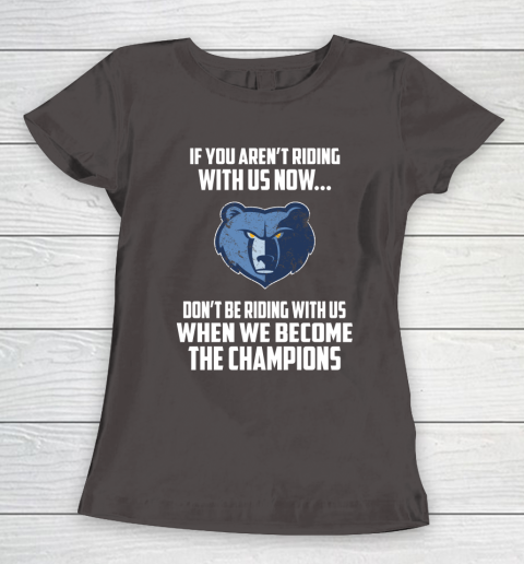 NBA Memphis Grizzlies Basketball We Become The Champions Women's T-Shirt 7