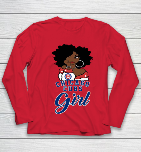 Chicago Cubs Girl MLB Youth Long Sleeve 10
