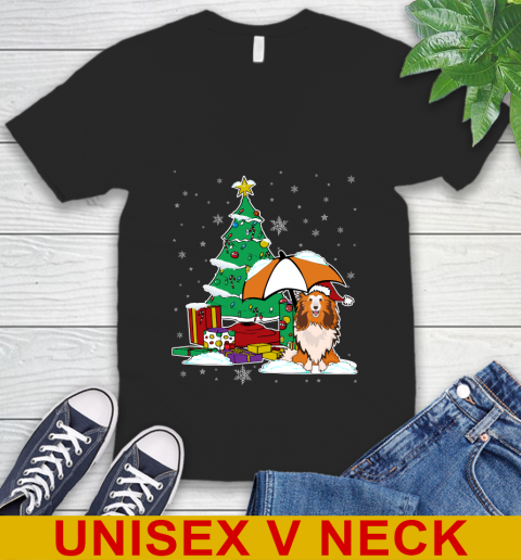 Sheltie Christmas Dog Lovers Shirts 188