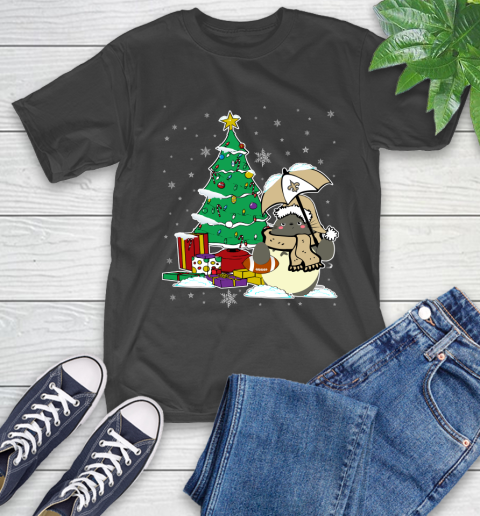 New Orleans Saints NFL Football Cute Tonari No Totoro Christmas Sports T-Shirt