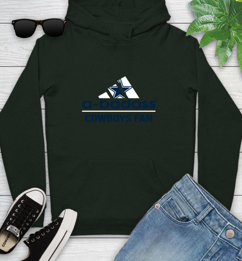 Dallas Cowboys NFL Football A Badass Adidas Adoring Fan Sports Youth Hoodie 14