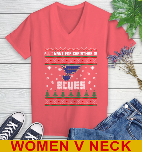 St.Louis Blues NHL Hockey All I Want For Christmas Is My Team Sports 78