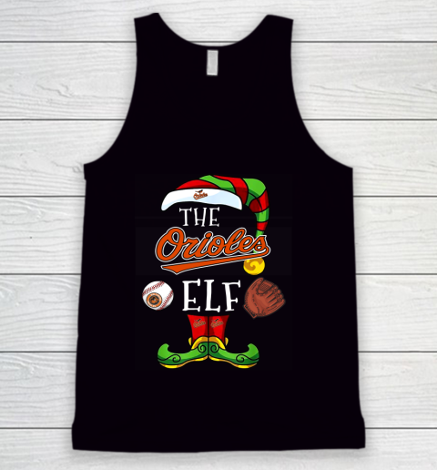 Baltimore Orioles Christmas ELF Funny MLB Tank Top