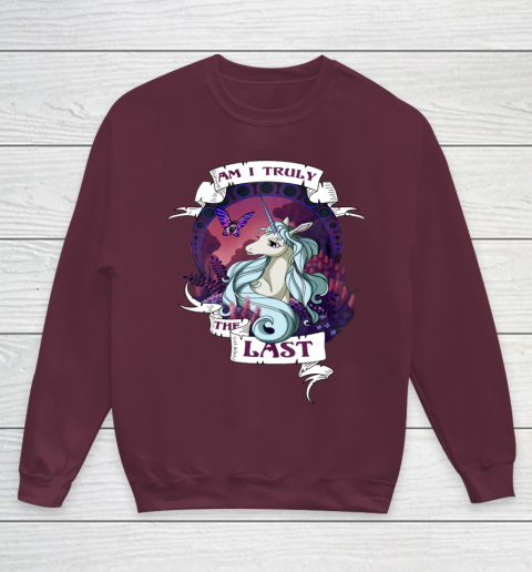 I am truly the last unicorn Youth Sweatshirt 4