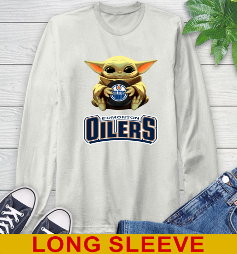 NHL Hockey Edmonton Oilers Star Wars Baby Yoda Shirt 69