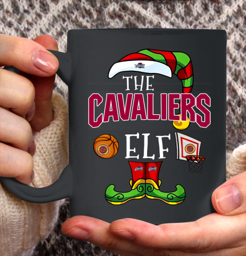 Cleveland Cavaliers Christmas ELF Funny NBA Ceramic Mug 11oz 2
