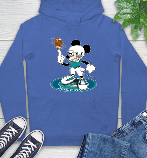 NFL Football Miami Dolphins Cheerful Mickey Disney Shirt Hoodie 9