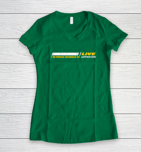 Patrol I'm A Proud Member Of Opnation Live Women's V-Neck T-Shirt 3