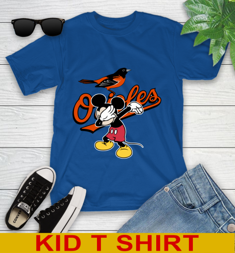 Baltimore Orioles MLB Baseball Dabbing Mickey Disney Sports Youth T-Shirt 10 Baltimore Orioles MLB Baseball Dabbing Mickey Disney Sports Youth T-Shirt - Image 10