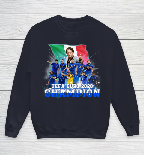 Italy European Champions 2020 Team Youth Sweatshirt 2