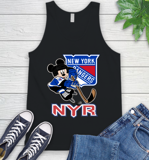 NHL New York Rangers Mickey Mouse Disney Hockey T Shirt Tank Top 2
