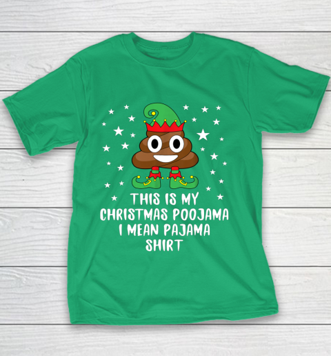 Elf Poop Emoji This Is My Christmas Poojama - Pajama Shirt