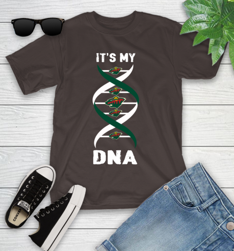 Minnesota Wild NHL Hockey It's My DNA Sports Youth T-Shirt 7