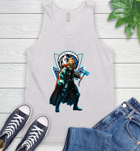 NBA Thor Avengers Endgame Basketball Dallas Mavericks Tank Top