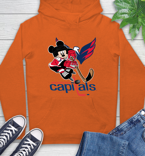NHL Washington Capitals Mickey Mouse Disney Hockey T Shirt Hoodie 5
