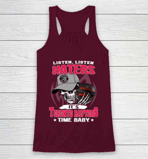 Listen Haters It is RAPTORS Time Baby NBA Racerback Tank 2