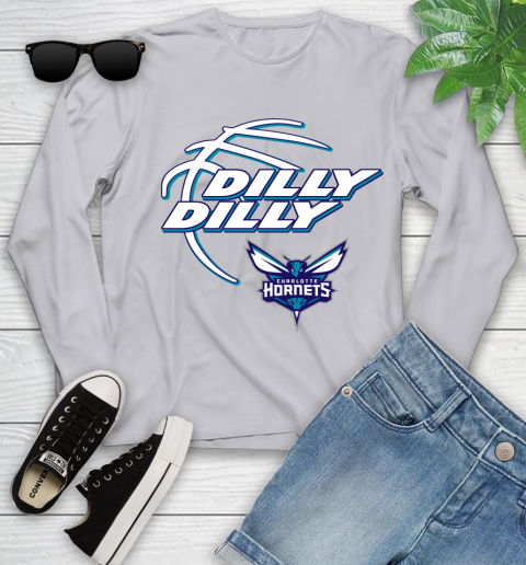 NBA Charlotte Hornets Dilly Dilly Basketball Sports Youth Long Sleeve 5