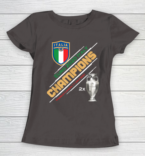 Italy Champions 2020 Euro Forza Azzurri Italia Football Women's T-Shirt 7