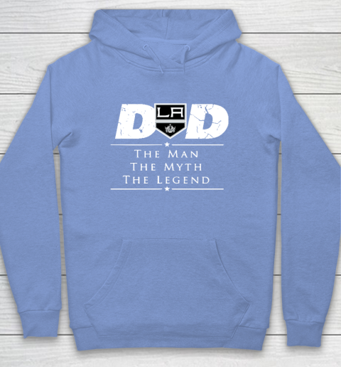 Los Angeles Kings NHL Ice Hockey Dad The Man The Myth The Legend Hoodie 8