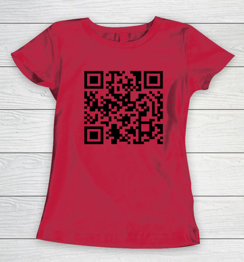 Trump Dance Troll QR Funny President Trump Dance Code Women's T-Shirt 6